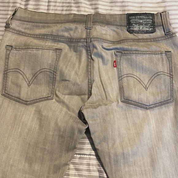 Levi’s skinny 511 34x32 jeans in faded gray - Picture 2 of 2